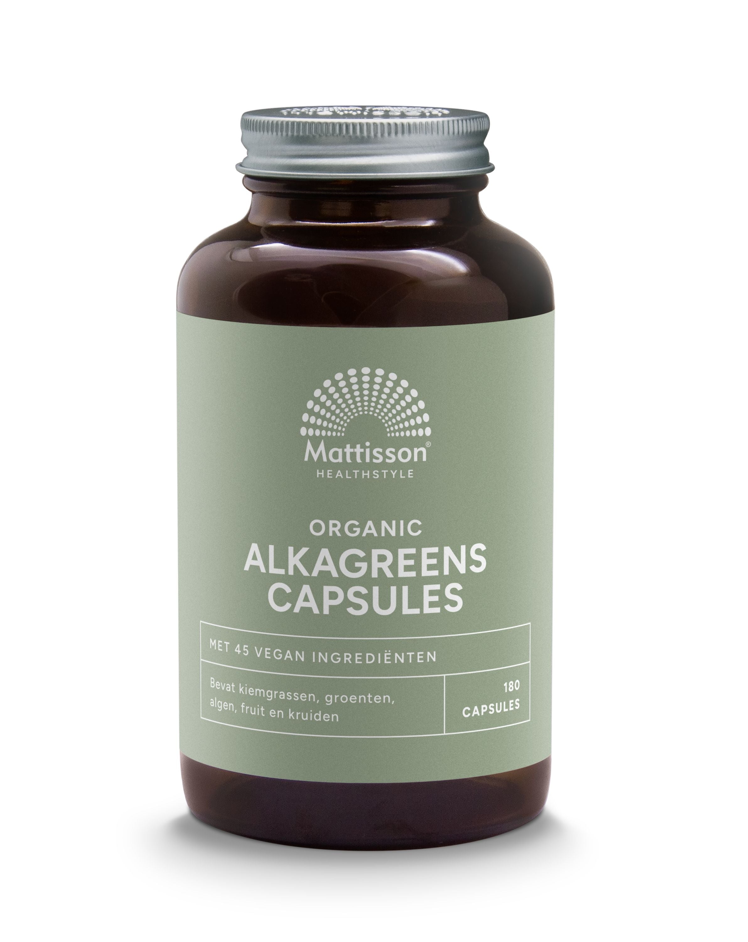 Mattisson Alkagreens capsules bio 180 Vegetarische capsules