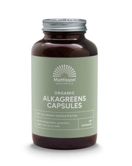 Mattisson Alkagreens capsules bio 180 Vegetarische capsules