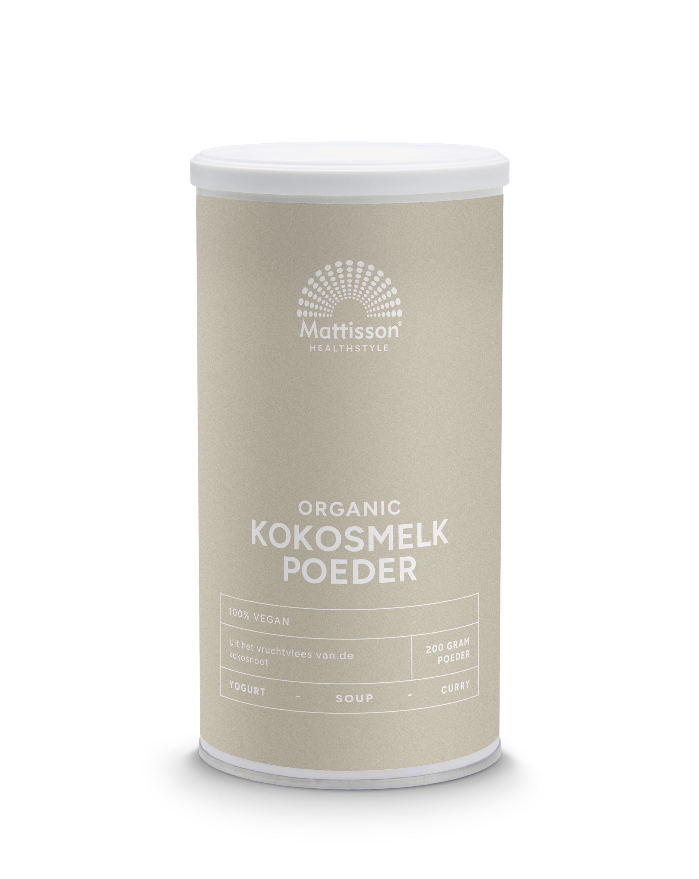 Mattisson Kokosmelk poeder bio 200 Gram