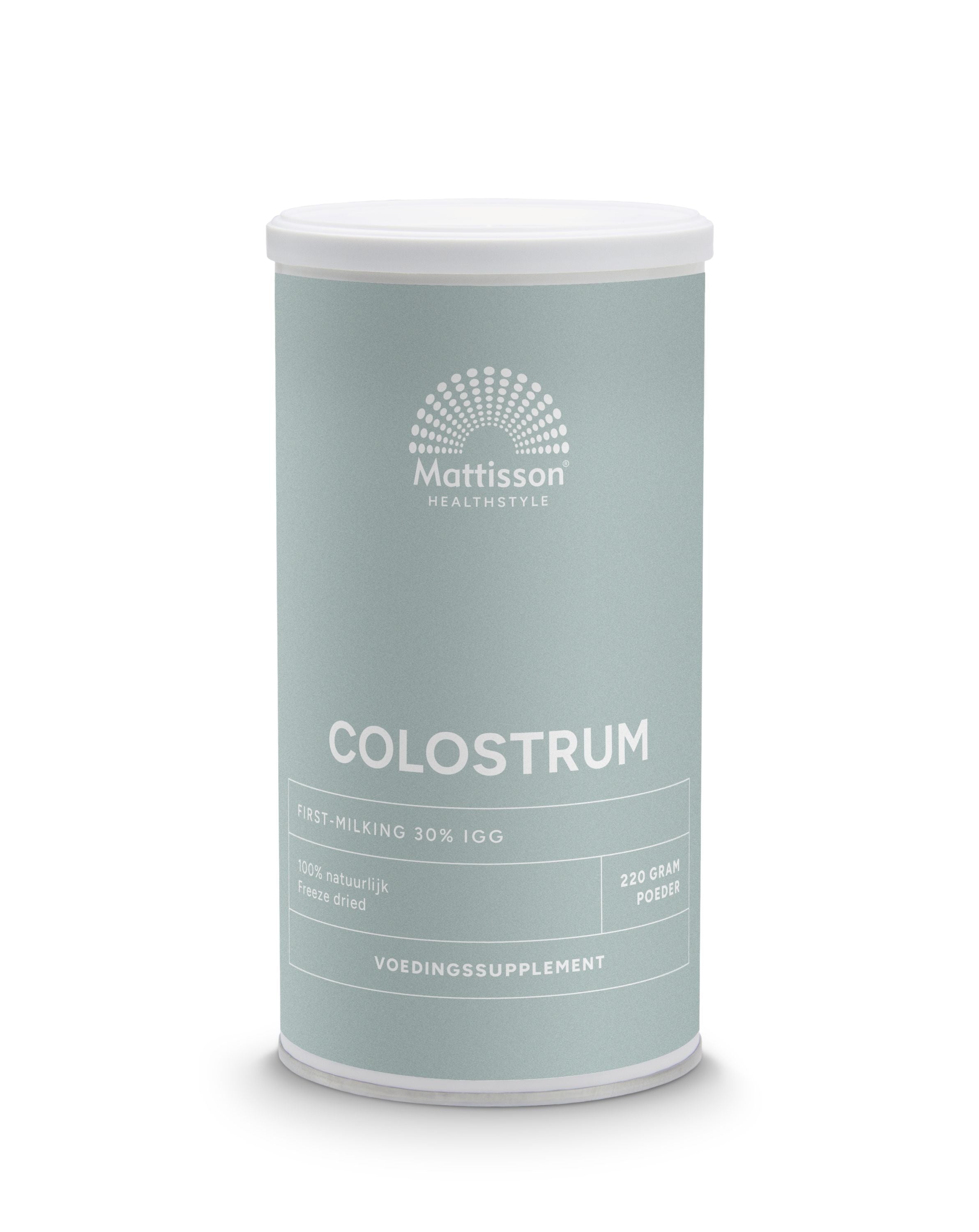 Mattisson Colostrum poeder absolute 220.00 Gram
