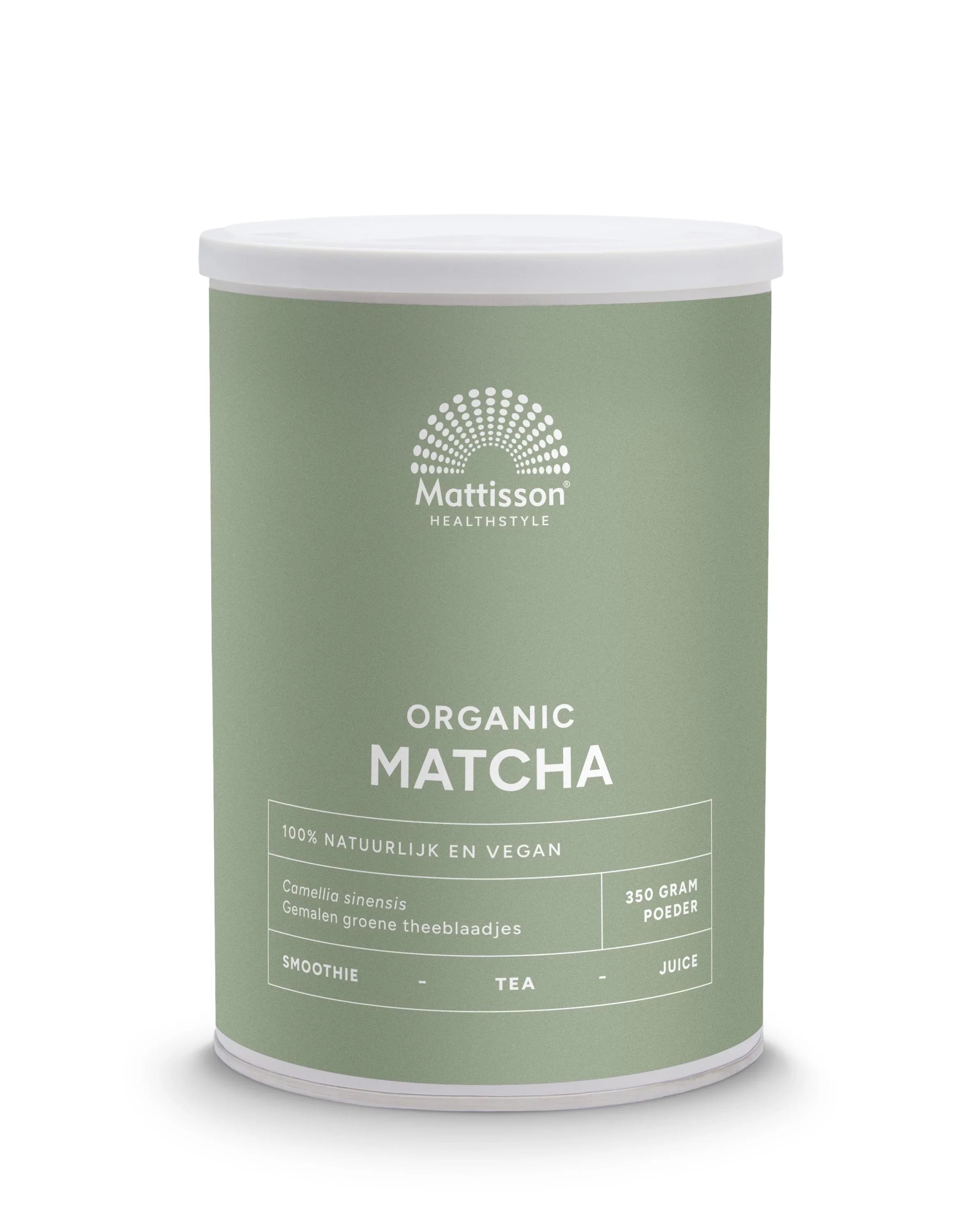 Mattisson Matcha poeder bio 350 Gram