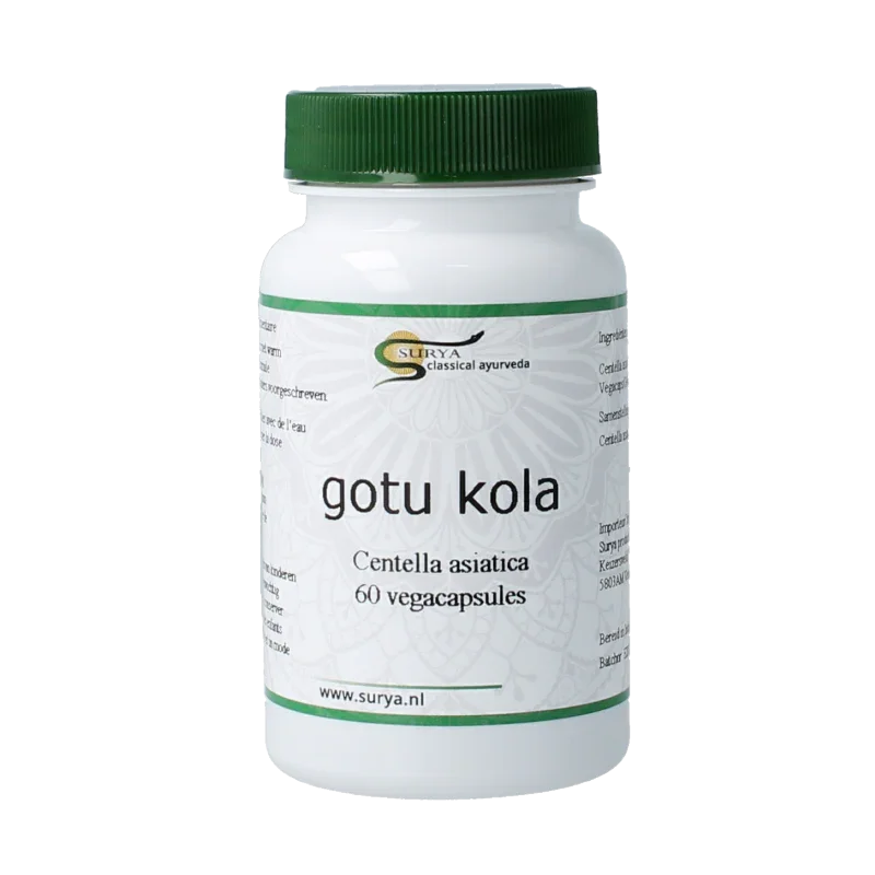 Surya Gutu kola centella asiatic 60 Capsules
