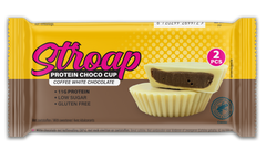 Stroap Protein choco cup coffee white chocolate 42 Gram
