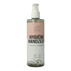 The Green Lab Co Handzeep vloeibaar saffraan & citroen met pomp 300 Milliliter