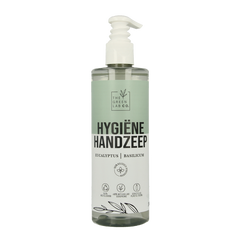 The Green Lab Co Handzeep vloeibaar eucalyptus & basilicum met pomp 300 Milliliter