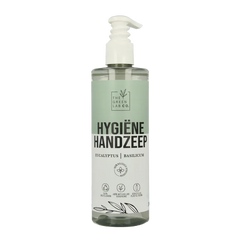 The Green Lab Co Handzeep vloeibaar eucalyptus & basilicum met pomp 300 Milliliter