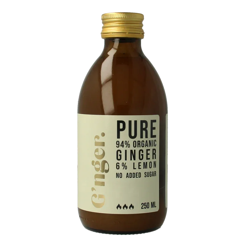 G'nger Gembersap met citroensap bio 250 Milligram