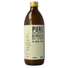 G'nger Gembersap met citroensap bio 500 Milliliter