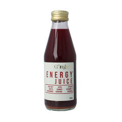 G'nger Energy groentesap 75% groente en guarana 200 Milliliter
