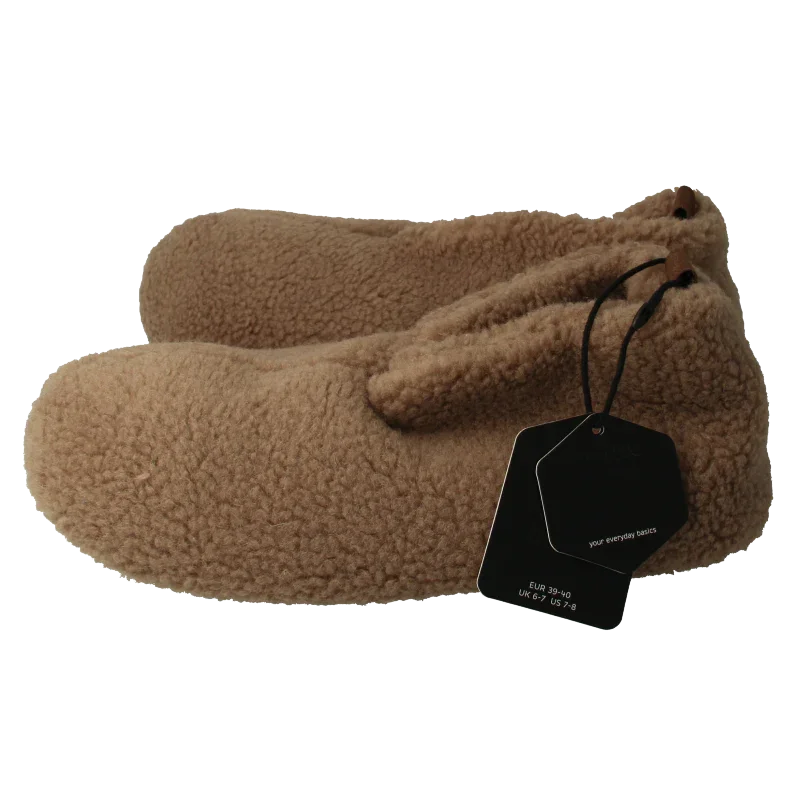 Apollo Slof dames teddy beige 39/40 1 Paar