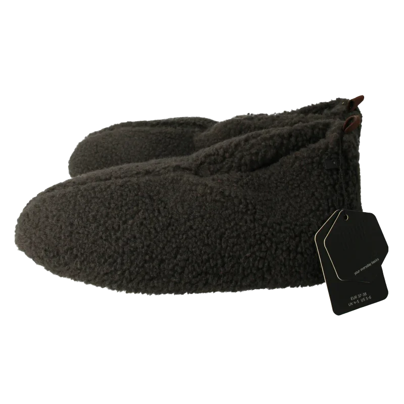 Apollo Slof dames teddy antraciet 37/38 1.00 Paar