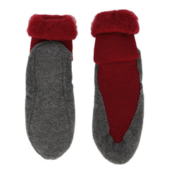 Apollo Huisslof wol anti-slip rood 37/38 1 Paar