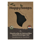 Happysoaps Gezichtsreiniger bar houtskool en sandelwood 70 Gram