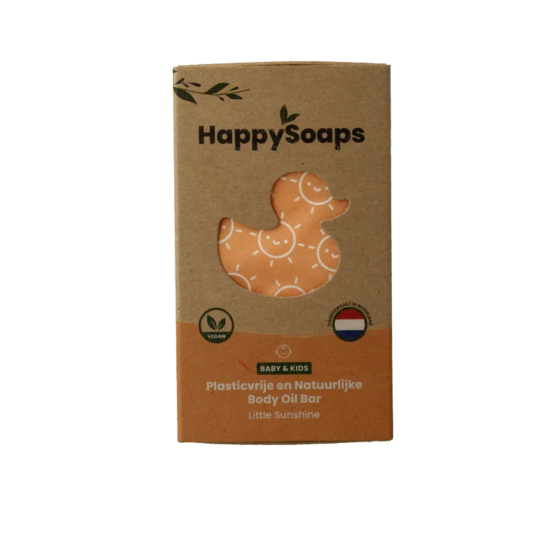 Happysoaps Baby & kids body oil bar little sunshine 60 Gram