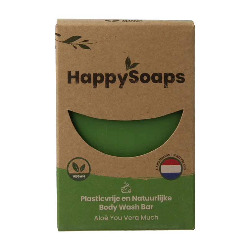 Happysoaps Body bar aloe you vera much 100 Gram