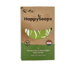 Happysoaps Body oil bar aloe you vera much 70 Gram