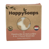 Happysoaps 3-in-1 Travel wash sweet 40 Gram