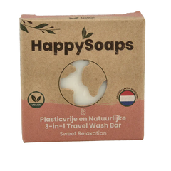 Happysoaps 3-in-1 Travel wash sweet 40 Gram