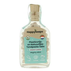 Happysoaps Tandpasta tabs zonder fluoride 62 Stuks