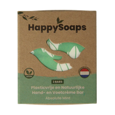 Happysoaps Hand & voetcreme bar absolute mint 40 Gram