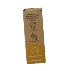 Happysoaps Hand & voetcreme bar soft argan 40 Gram