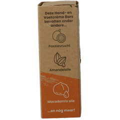 Happysoaps Hand & voetcreme bar fruitful passion 40 Gram