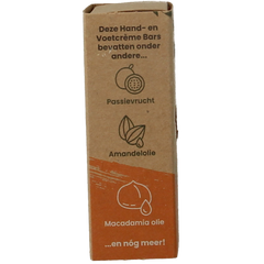 Happysoaps Hand & voetcreme bar fruitful passion 40 Gram