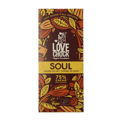 Lovechock Soul caramel sea salt bio 70.00 Gram