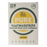 The Good Brand Vaatwasstrips lemon 32.00 Stuks