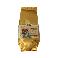 SUN Coffee Gezeilde koffiebonen medium roast bio 1 Kilogram