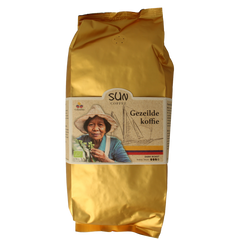 SUN Coffee Gezeilde koffiebonen dark roast bio 1.00 Kilogram