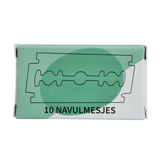 Shampoobars Safety razor mesjes navulling 10 Stuks