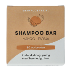 Shampoobars Shampoo bar mango & papaja 60.00 Gram
