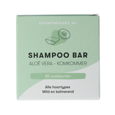 Shampoobars Shampoo bar aloe vera & komkommer 60 Gram