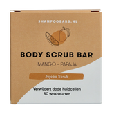 Shampoobars Body scrub bar mango & papaja 60.00 Gram