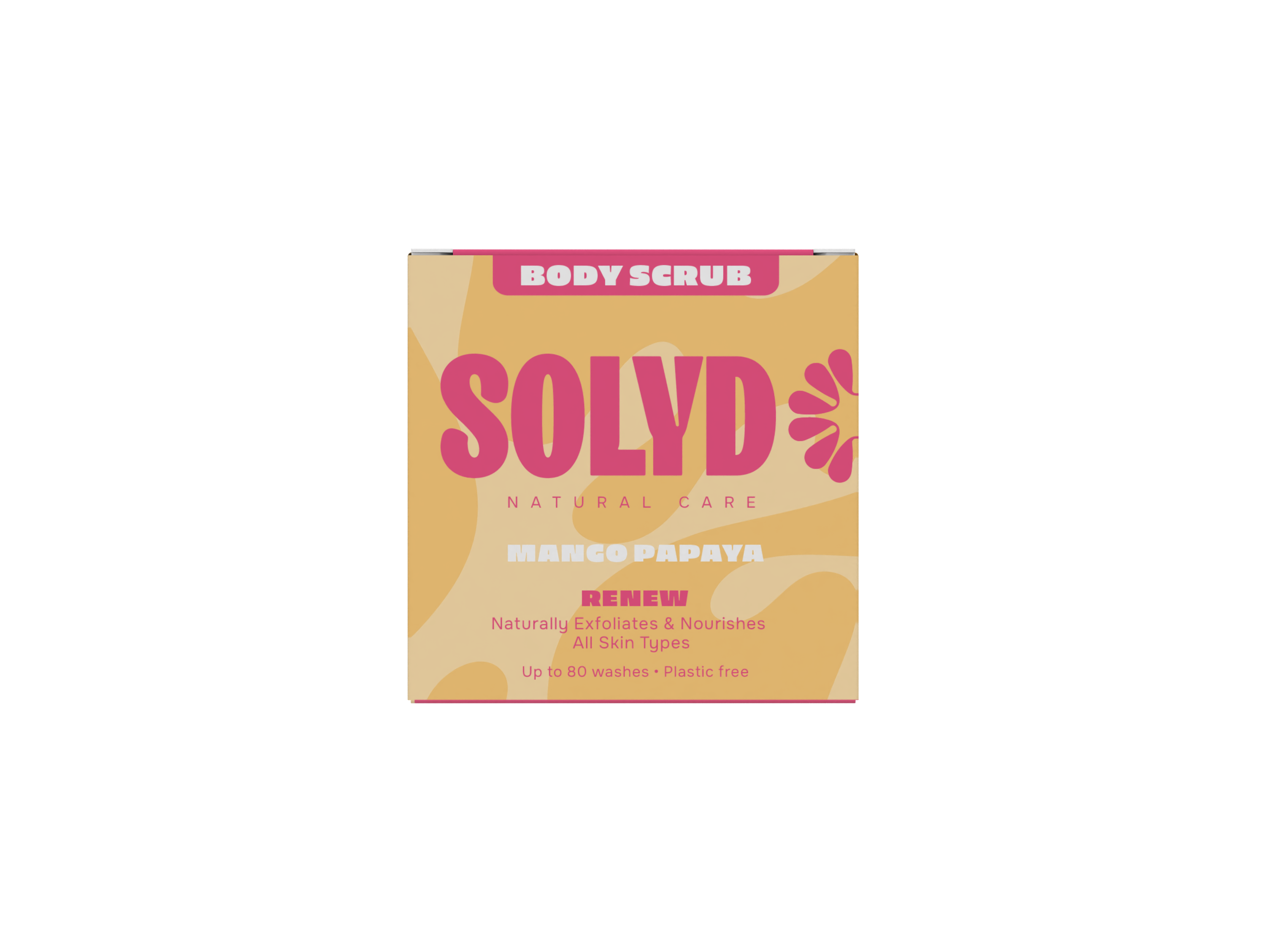Solyd Body Scrub Bar Mango Papaya 60.00 Gram