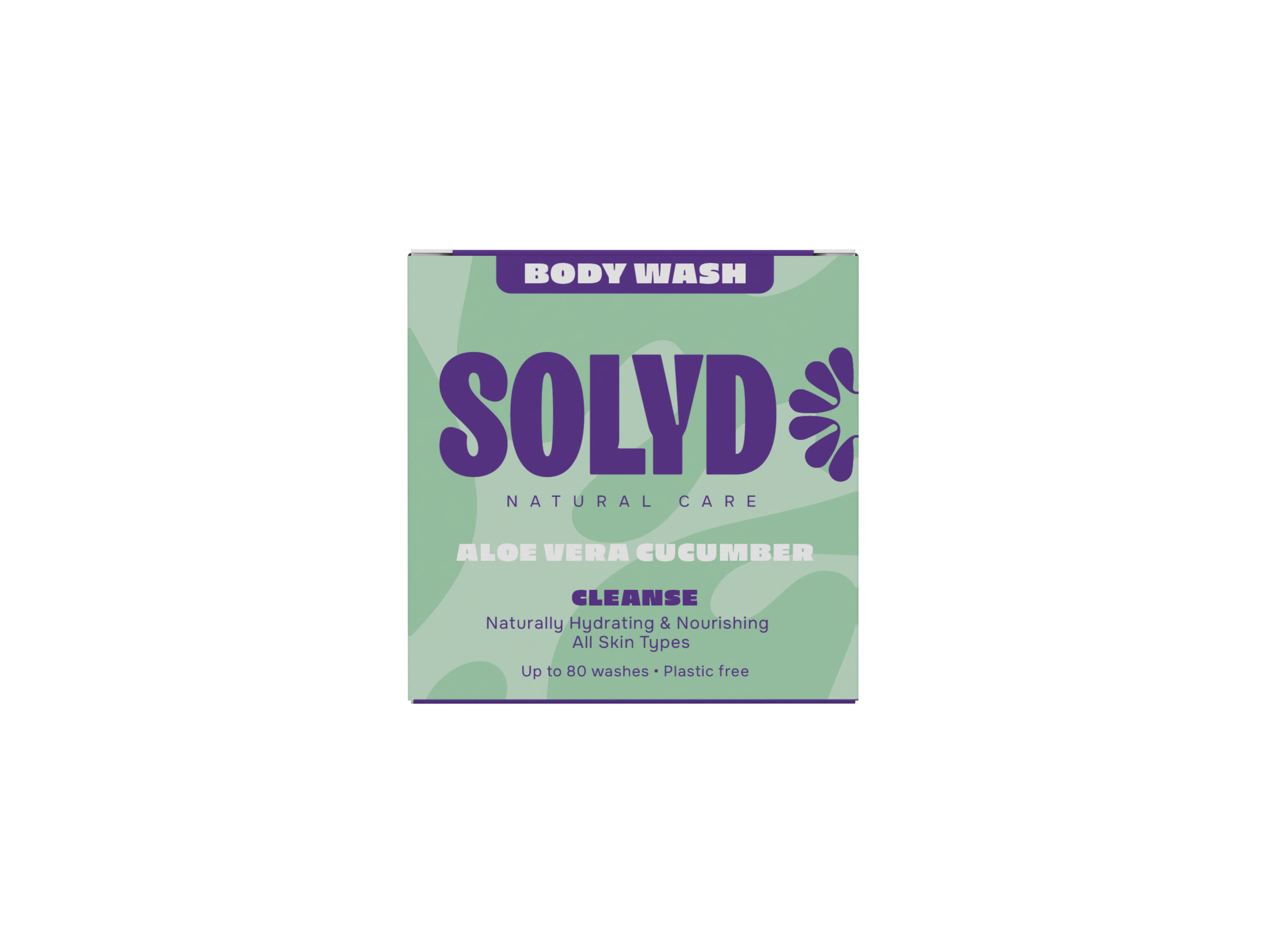 Solyd Body Wash Bar Aloe Vera Cucumber 60.00 Gram