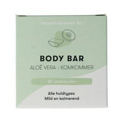 Shampoobars Body bar aloe vera & komkommer 60 Gram