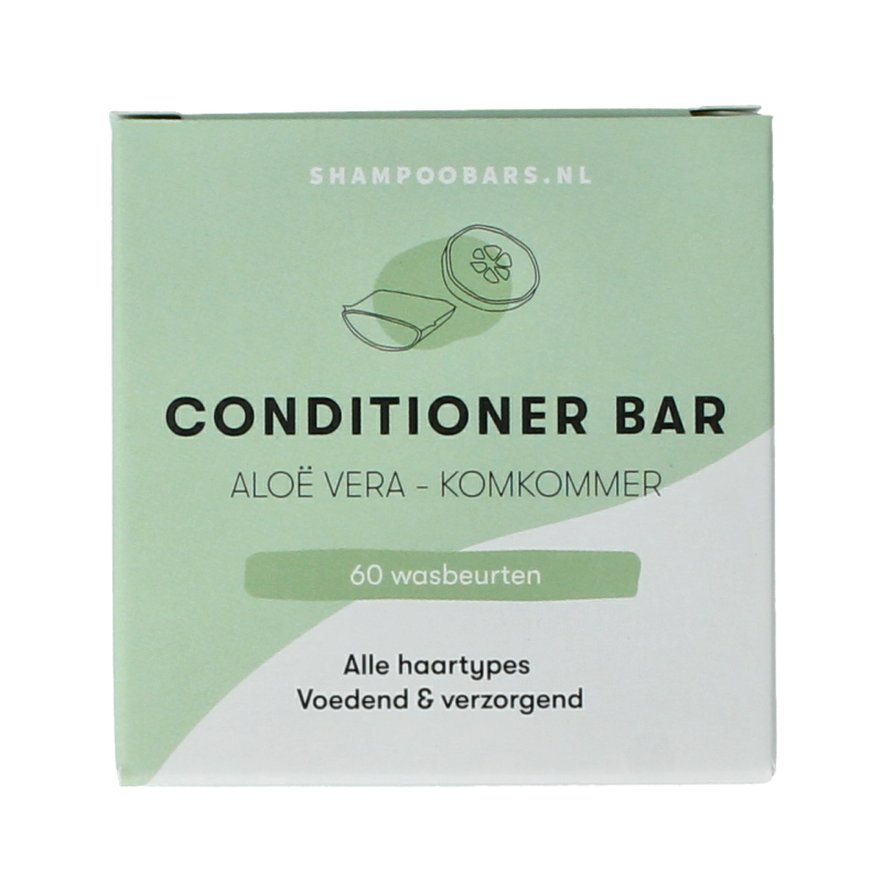 Shampoobars Conditioner bar aloe vera & komkommer 45 Gram