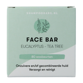 Shampoobars Face bar eucalyptus & tea tree 60.00 Gram