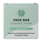 Shampoobars Face bar eucalyptus & tea tree 60.00 Gram