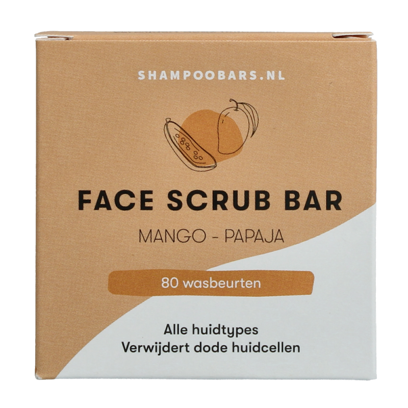 Shampoobars Face bar mango & papaja 60 Gram