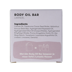 Shampoobars Body oil bar lavendel 45.00 Gram