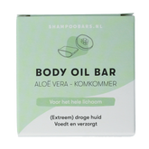 Shampoobars Body oil bar aloe vera & komkommer 45 Gram