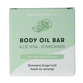 Shampoobars Body oil bar aloe vera & komkommer 45.00 Gram