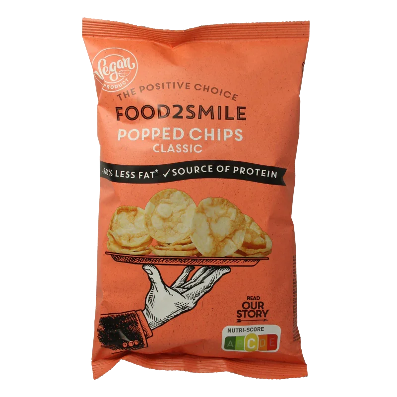 Food2Smile Popped chips classic 90 Gram