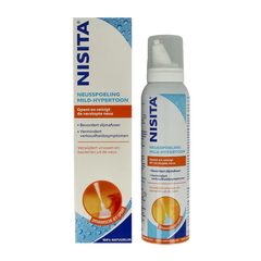 Nisita Neusspoeling mild hypertoon jet spray 125 Milliliter