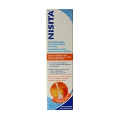 Nisita Neusspoeling mild hypertoon jet spray 125.00 Milliliter