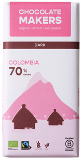 Chocolatemakers Pure delight 70% puur bio 80.00 Gram