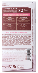 Chocolatemakers Pure delight 70% puur bio 80.00 Gram